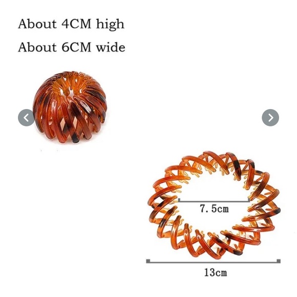 💥AWESOME HAIR STYLIST TOOL/BUN🥰 UPDU 🥰CLIP🥰 PLASTIC SCRUNCHIE 🥰 NIP💥 - Picture 5 of 5